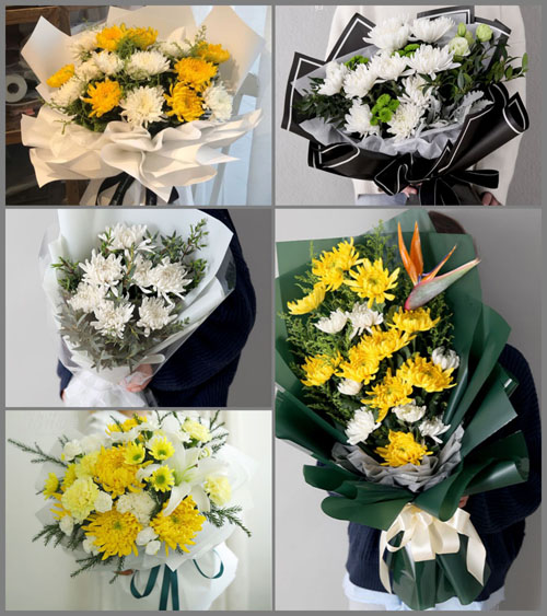 湖南郴州永兴县千冲乡白事花束代送